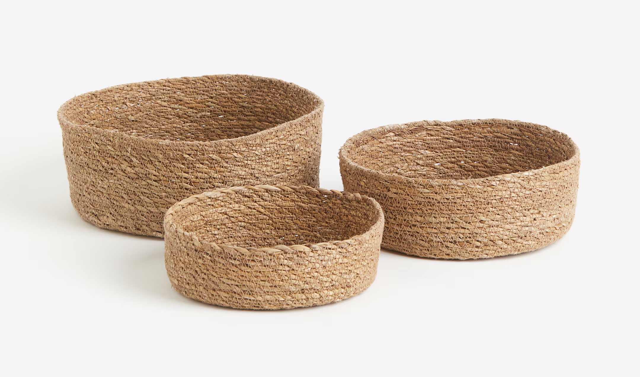 Seagrass Stiched baskets Set of 3 [111-112-002]